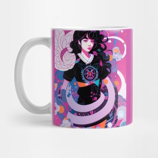 Colorful vibrant girl Mug
